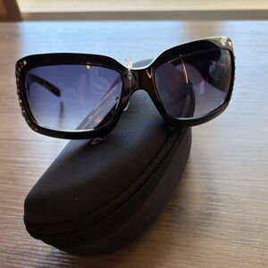 NWT Montana West Black Dashing Horses Sunglasses with Rhinestone Details